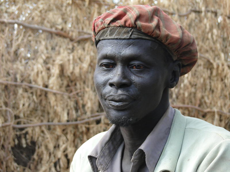 Daniel, former Sudanese soldier, suffering post-traumatic stress