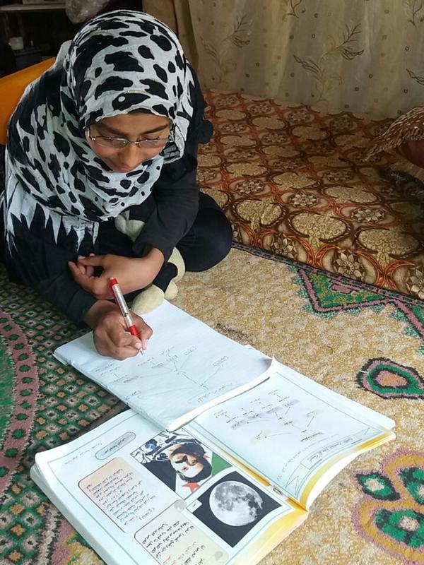 13-year-old Nada takes part in several afterschool activities run by the International Rescue Committee in northern Syria where she struggled to cope with trauma after being forced to flee her home. 13-year-old Nada takes part in several afterschool activities run by the International Rescue Committee in northern Syria where she struggled to cope with trauma after being forced to flee her home.