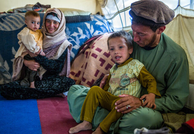 Family in Afghanistan
